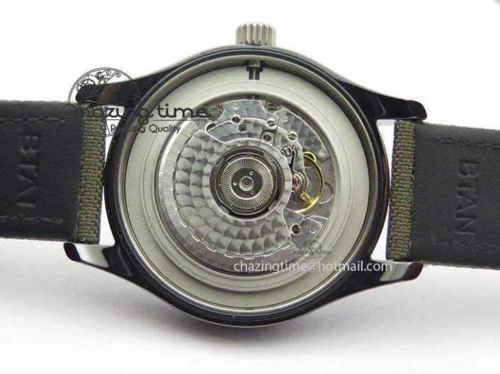 MIROTIME 0208 SunProtective MARK XVII IW324702 Real Ceramic MK Best Edition Green Dial On Green Nylon Strap A 7288